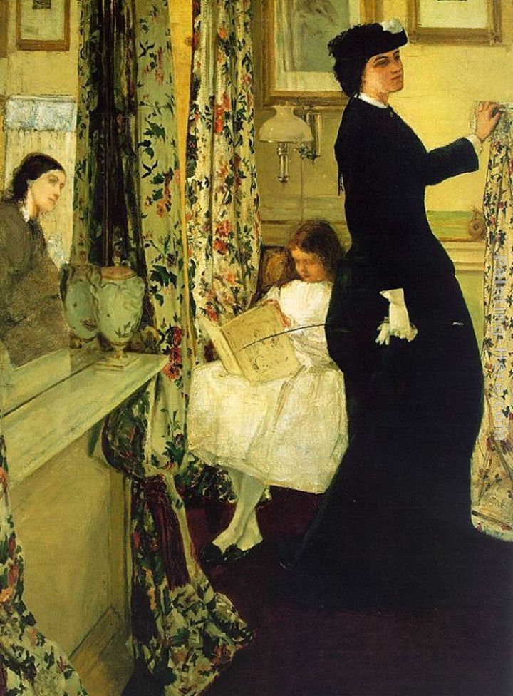 James Abbott McNeill Whistler Harmony in Green and Rose The Music Room